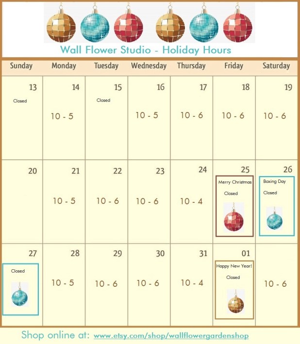 For our Etsy shop, simply click the calender. :)