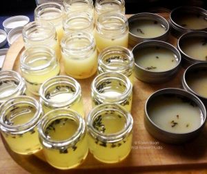 creating a batch of salves and balms
